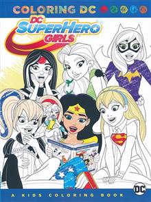 COLORING DC DC SUPER HERO GIRLS A KIDS COLORING BOOK TP