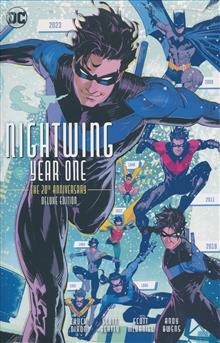 NIGHTWING YEAR ONE 20TH ANNIVERSARY DELUXE EDITION HC DIRECT MARKET EXCLUSIVE DAN MORA VARIANT EDITION