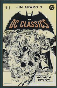 JIM APAROS DC CLASSICS ARTISTS EDITION HC DCBS EXCLUSIVE CVR