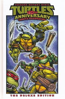 TMNT 40TH ANNIV COMICS CELEBRATION DLX ED HC