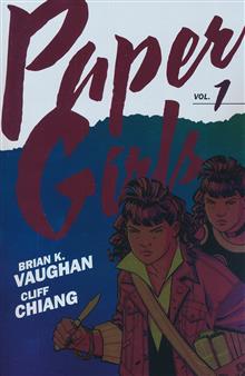PAPER GIRLS BACKPACK EDITION TP VOL 01 DIRECT MARKET EXCLUSIVE CLIFF CHIANG CVR