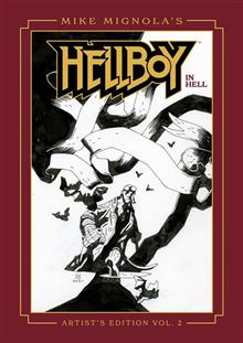 MIKE MIGNOLAS HELLBOY IN HELL ARTISTS EDITION HC BOOK 02 DIRECT MARKET EXCLUSIVE MIKE MIGNOLA CVR