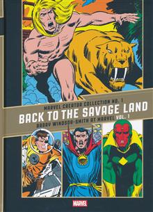 BACK TO THE SAVAGE LAND MARVEL CREATOR COLLECTION NO 1 HC VOL 01  BARRY WINDSOR-SMITH AT MARVEL (MR)