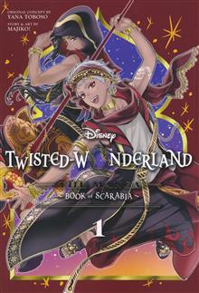 DISNEY TWISTED WONDERLAND GN BOOK OF SCARABIA VOL 01