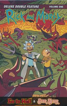 RICK AND MORTY VOL 1 DELUXE DOUBLE FEATURE HC (MR)