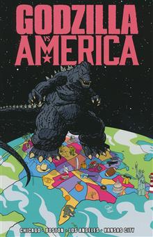 GODZILLA VS AMERICA BOSTON CHICAGO KANSAS CITY LOS ANGELES TP
