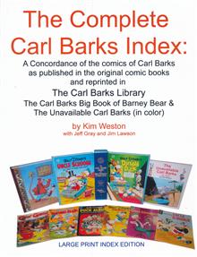 COMPLETE CARL BARKS INDEX LARGE PRINT ED