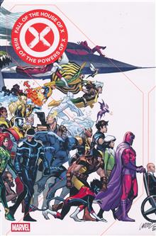 FALL OF THE HOUSE OF X RISE POWERS OF X OMNIBUS HC LARRAZ DM VAR