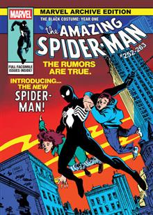 ARCHIVE ED AMAZING SPIDER-MAN BLACK COSTUME YEAR ONE HC FIRST ISSUE