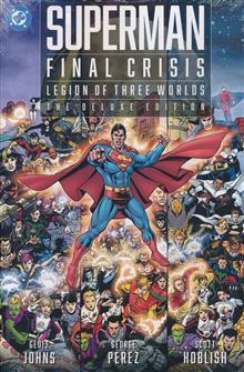 SUPERMAN FINAL CRISIS LEGION OF THREE WORLDS THE DELUXE EDITION HC