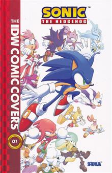 SONIC THE HEDGEHOG IDW COMIC COVERS HC