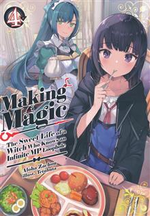 MAKING MAGIC THE SWEET LIFE OF A WITCH WHO KNOWS AN INFINITE MP LOOPHOLE LIGHT NOVEL TP VOL 04