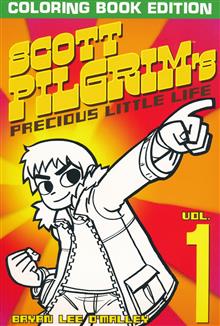 SCOTT PILGRIMS PRECIOUS LITTLE LIFE COLORING BOOK TP