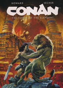 CONAN ILLUSTRATED THE TOWER OF THE ELEPHANT HC (MR)