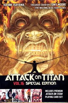 ATTACK ON TITAN GN VOL 16 PLAYING CARD DECK SP ED