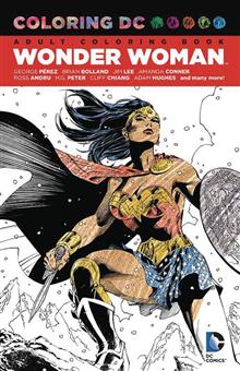 COLORING DC WONDER WOMAN AN ADULT COLORING BOOK TP