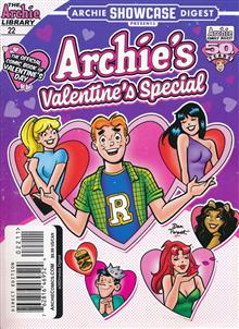 ARCHIE SHOWCASE JUMBO DIGEST #22 VALENTINES SPECIAL