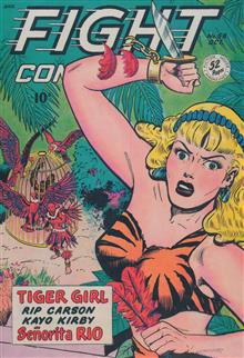 GOLDEN AGE FIGHT COMICS TIGER GIRL SLIPCASE VOL 02
