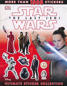STAR WARS THE LAST JEDI ULTIMATE STICKER COLLECTION SC