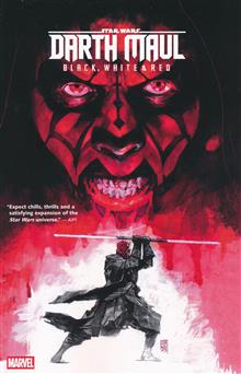 STAR WARS DARTH MAUL BLACK WHITE & RED TP