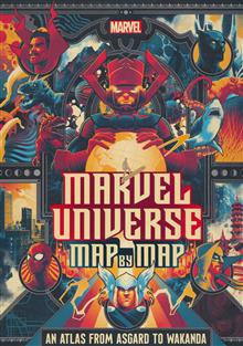 MARVEL UNIVERSE MAP BY MAP HC