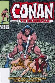 CONAN THE BARBARIAN THE ORIGINAL COMICS OMNIBUS HC VOL 07 DM ED BUSCEMA CVR (MR)